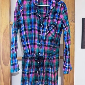 Victoria's Secret Multicolor Plaid PJ’s